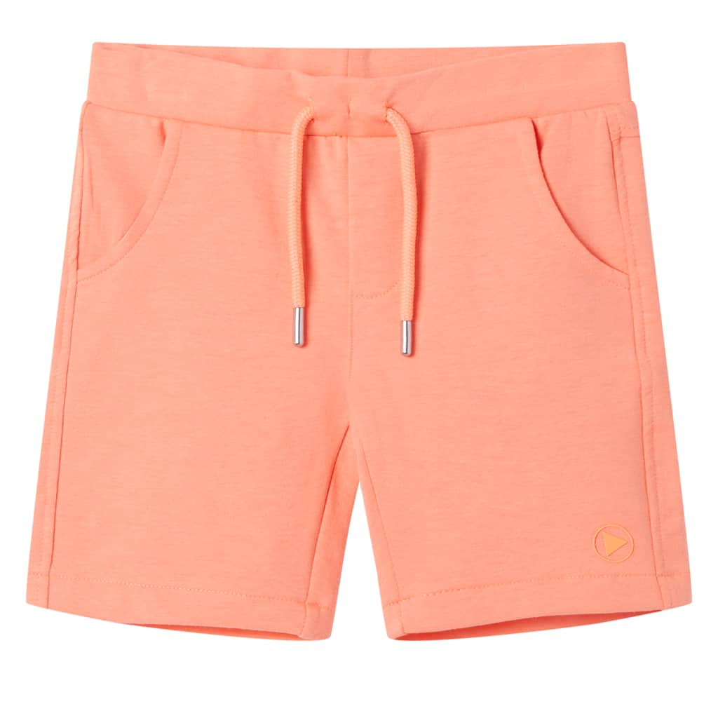Short pour enfants vidaxl avec Trekkoord 92 Neonoranje