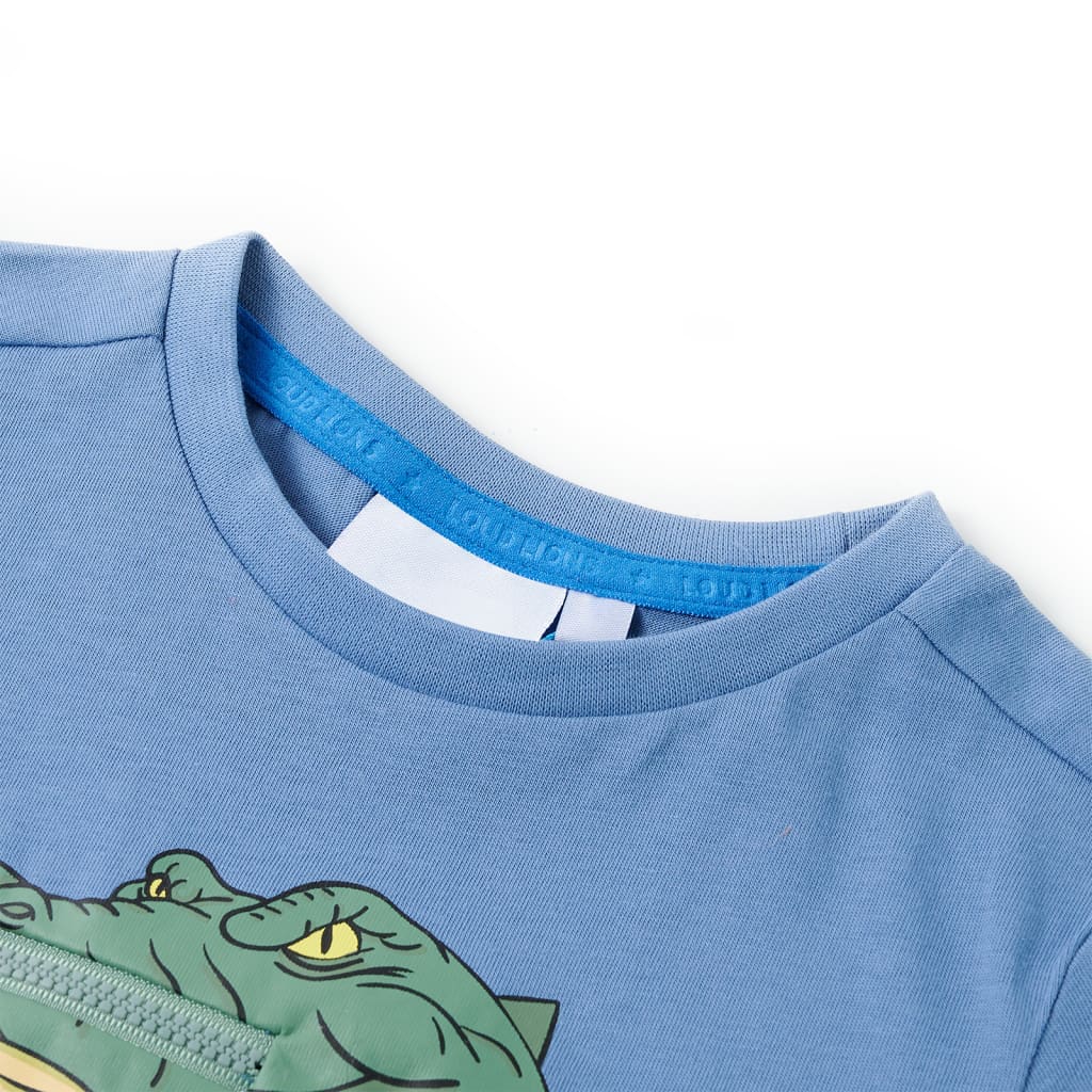 Vidaxl Child's Shirt 92 Central Blue