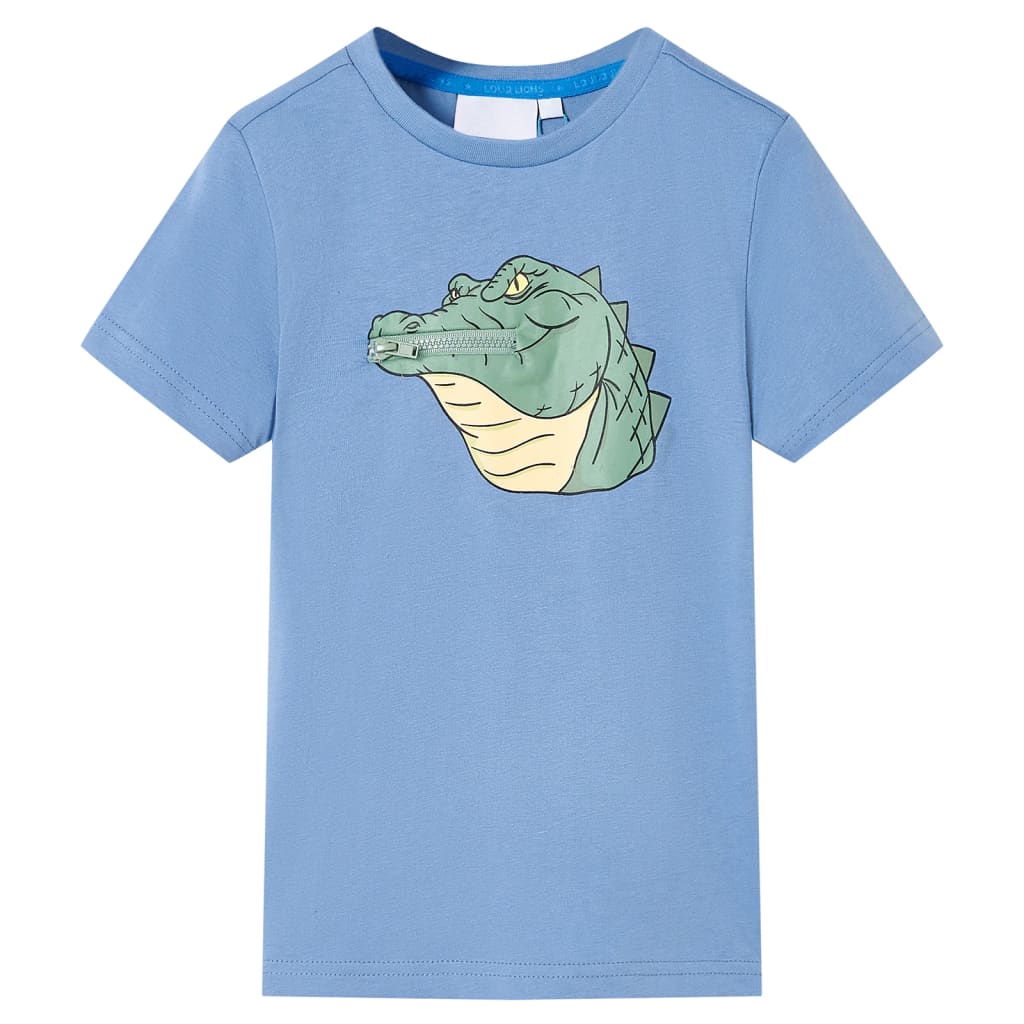 Vidaxl Child's Shirt 128 Central Blue
