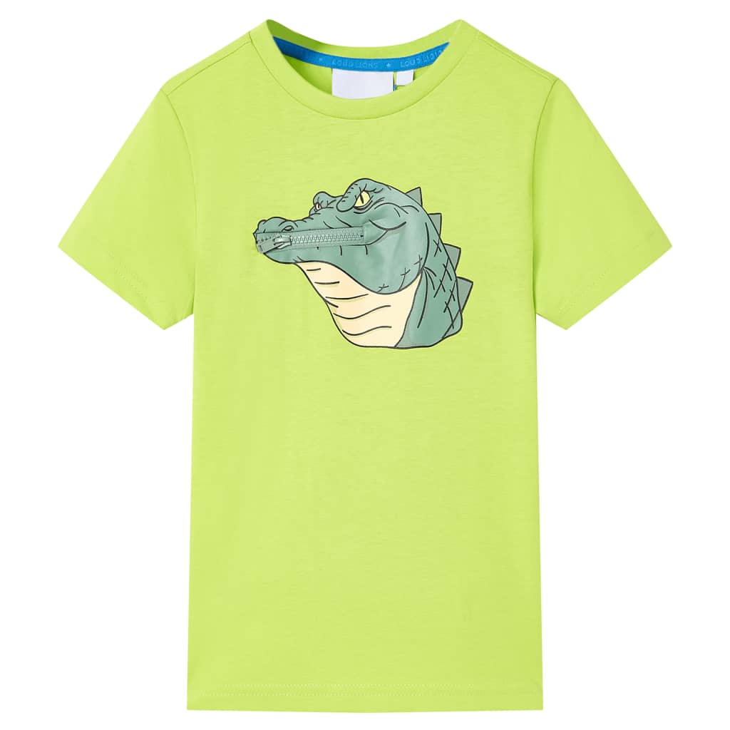 Vidaxl Child's Shirt 92 Limegroen