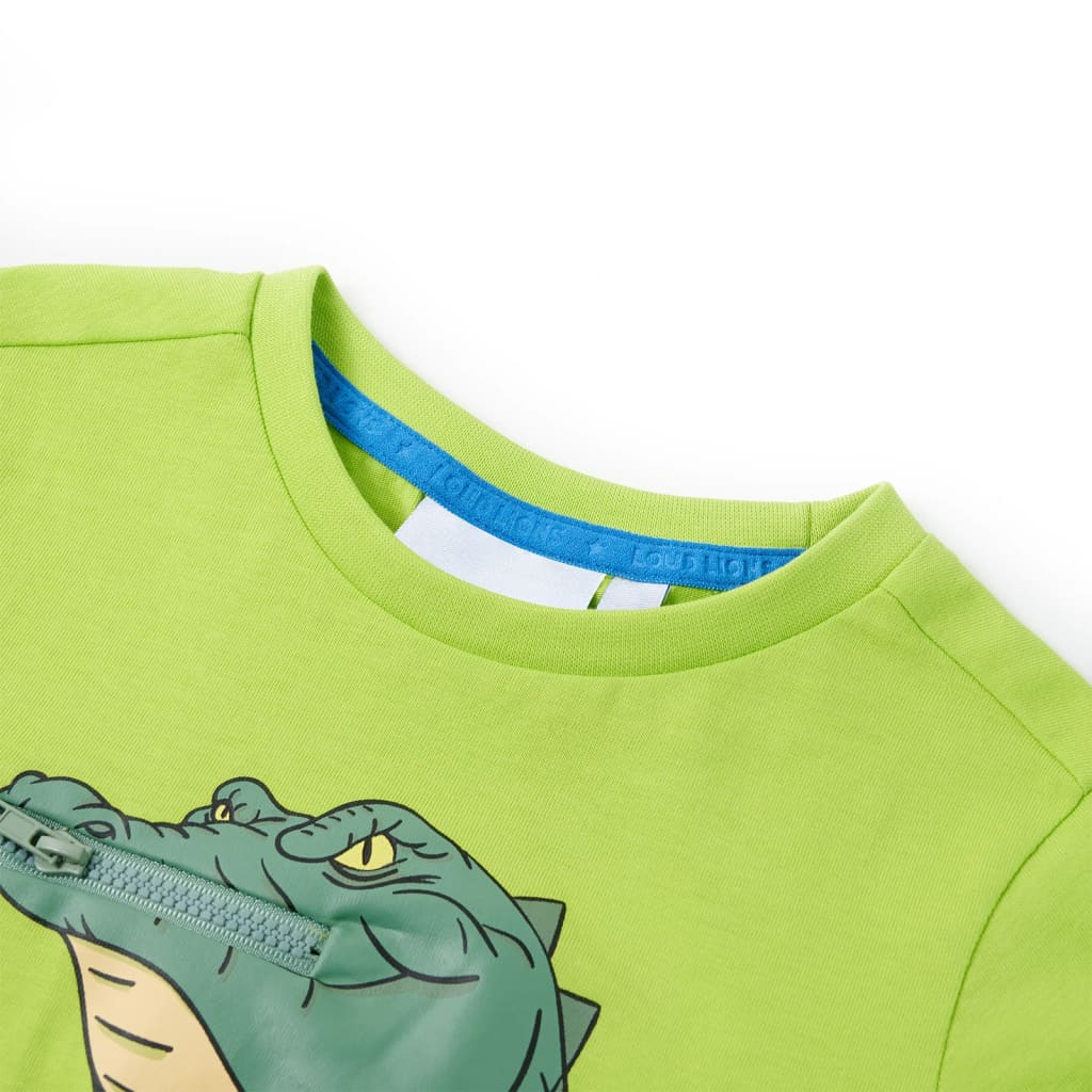 Vidaxl Child's Shirt 92 Limegroen