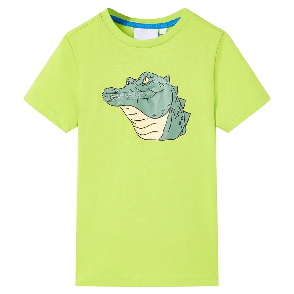 Vidaxl Child's Shirt 116 Limegroen