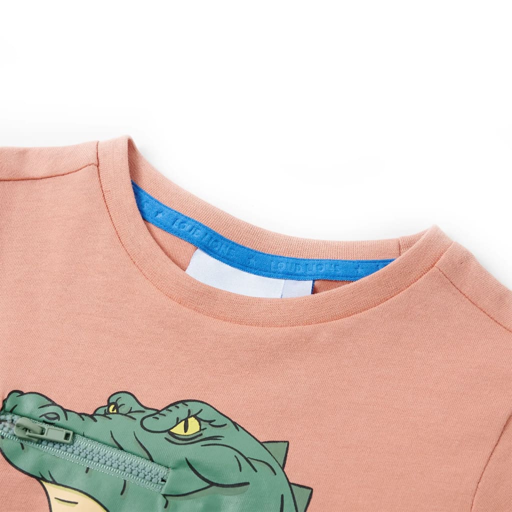 Vidaxl Child's Shirt 128 Light Orange