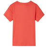 Vidaxl Child's Shirt avec manches courtes 116 rouge clair