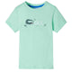 Vidaxl Child's Shirt avec manches courtes 92 vert clair