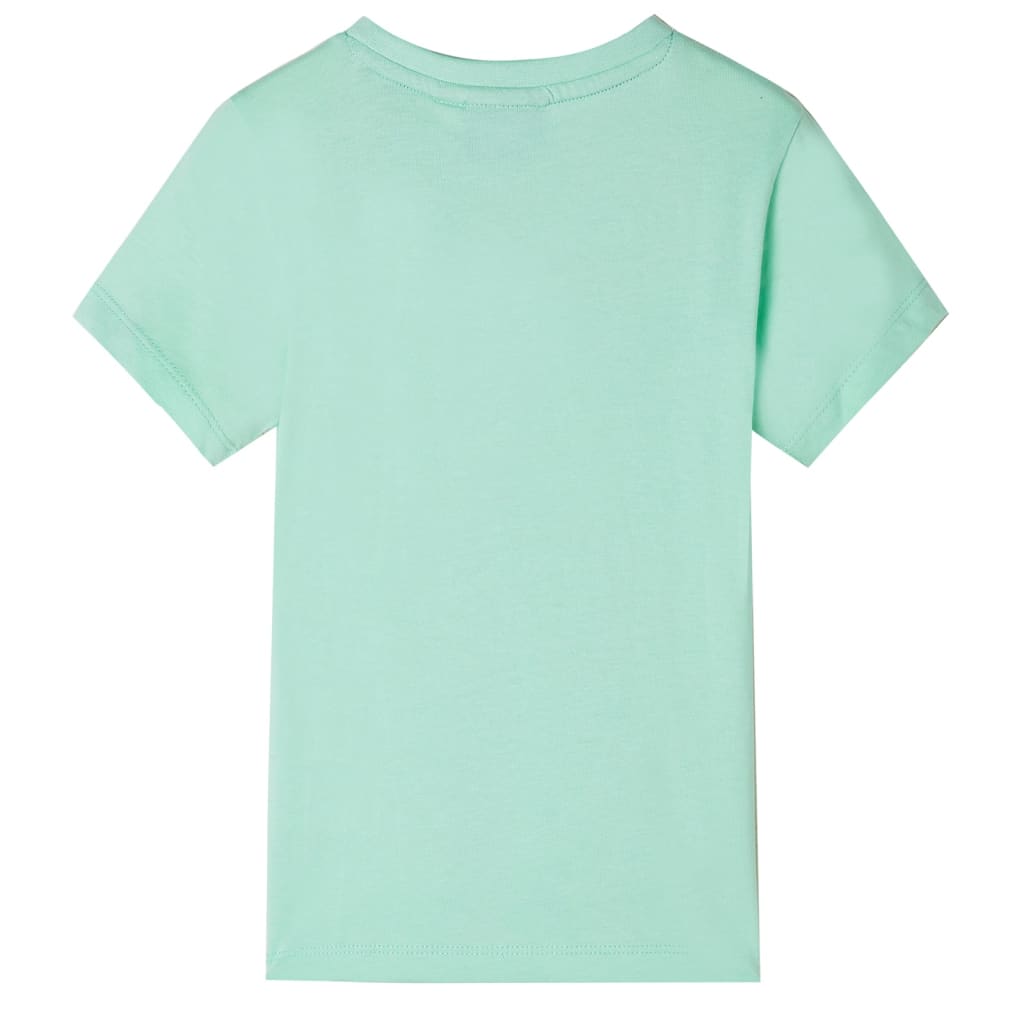 Vidaxl Child's Shirt avec manches courtes 92 vert clair
