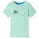 Vidaxl Child's Shirt avec manches courtes 128 vert clair
