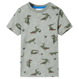 Vidaxl Child's Shirt 116 mixte lichtkaki - afbeelding 1