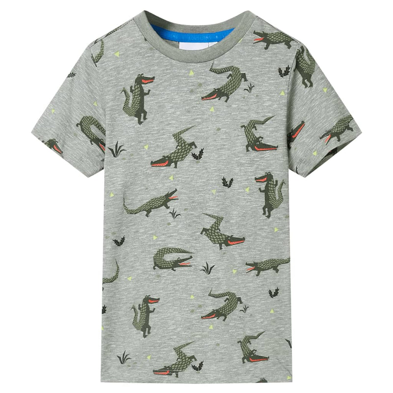 Vidaxl Child's Shirt 116 mixte lichtkaki