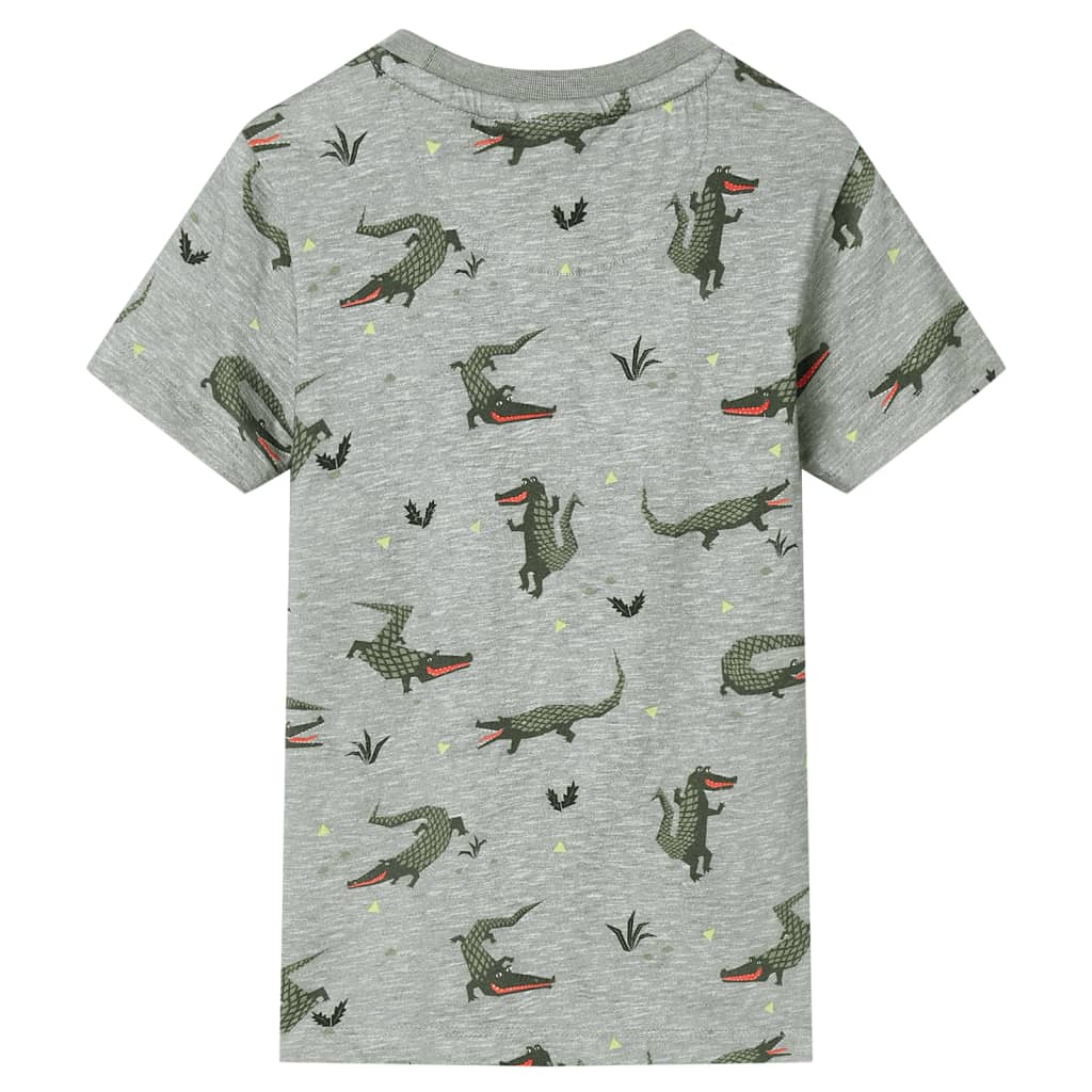 Vidaxl Child's Shirt 116 mixte lichtkaki