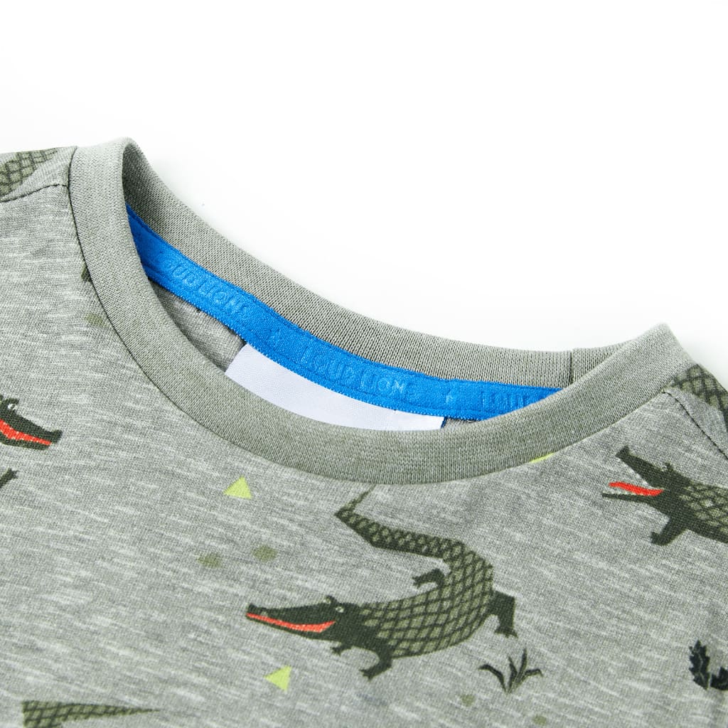 Vidaxl Child's Shirt 116 mixte lichtkaki