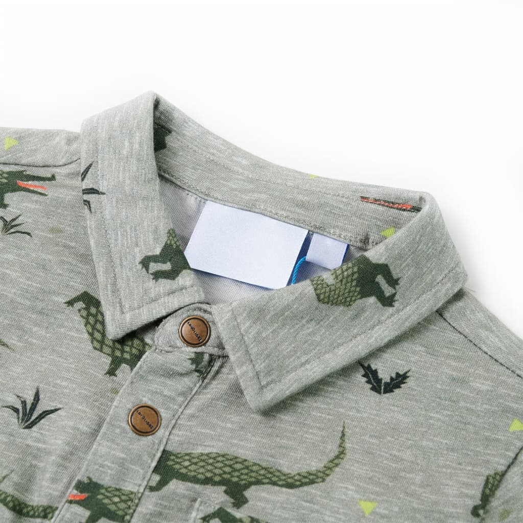 Vidaxl Child's Shirt 92 mixte lichtkaki