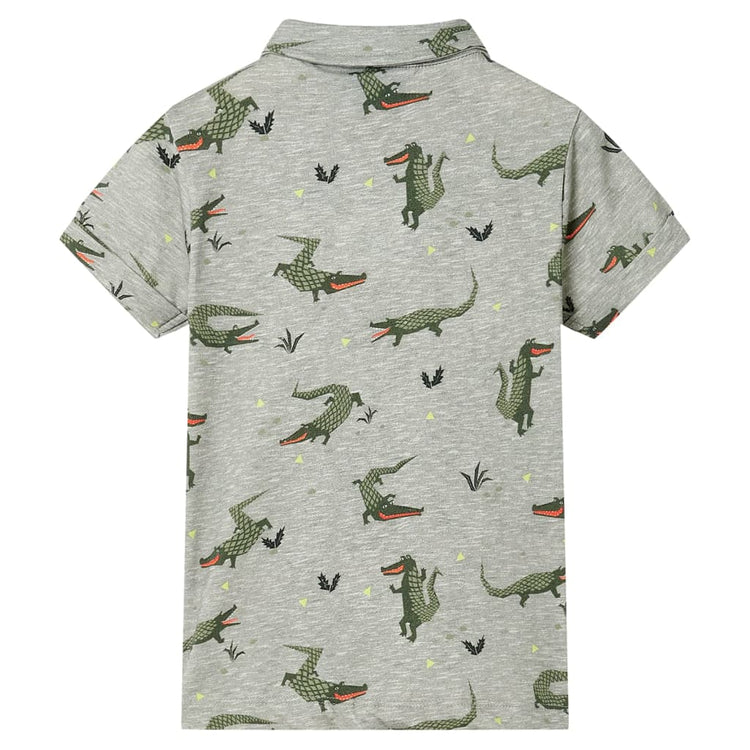Vidaxl Child's Shirt 104 mixte lichtkaki