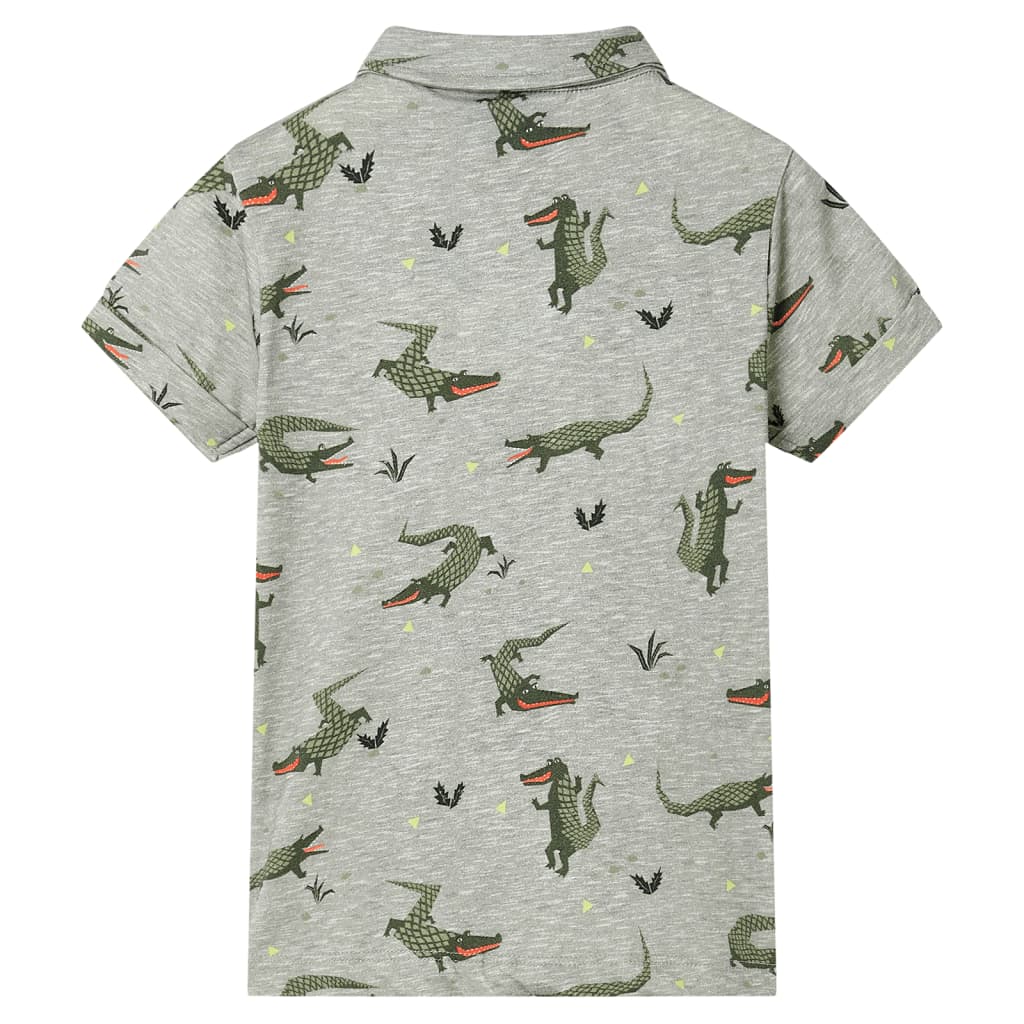 Vidaxl Child's Shirt 116 mixte lichtkaki