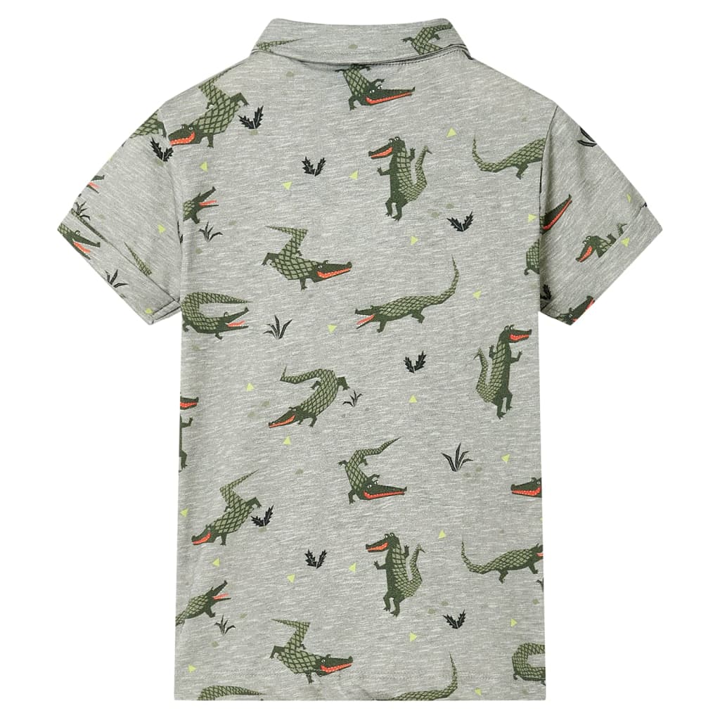 Vidaxl Child's Shirt 128 mixte lichtkaki