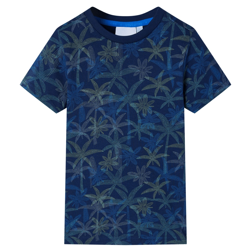 Vidaxl Child's Shirt 116 Navy Blue