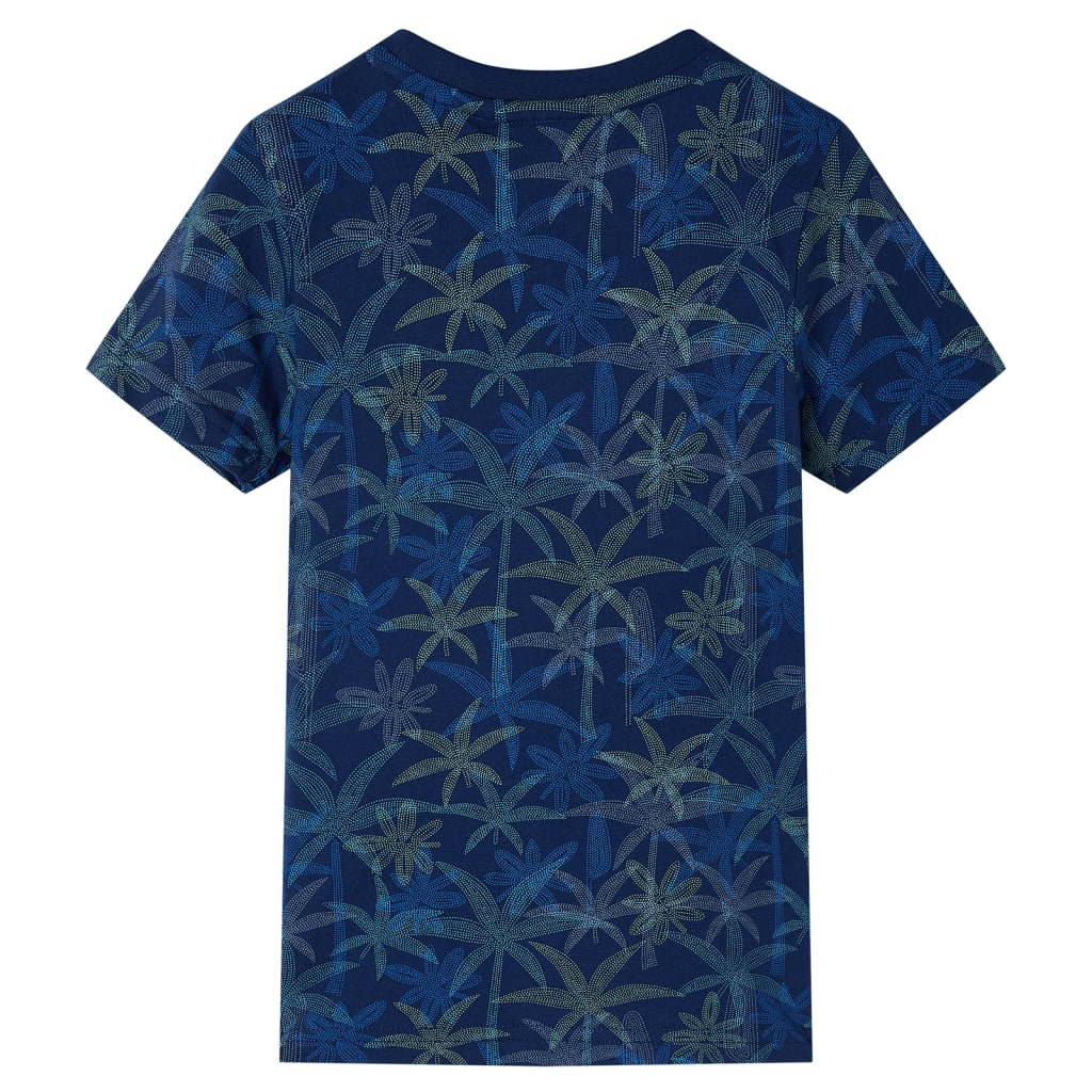 Vidaxl Child's Shirt 116 Navy Blue