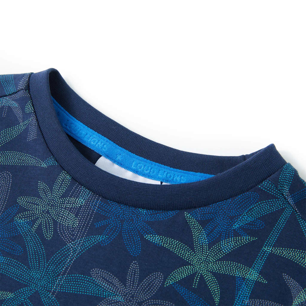 Vidaxl Child's Shirt 140 Bleu marine