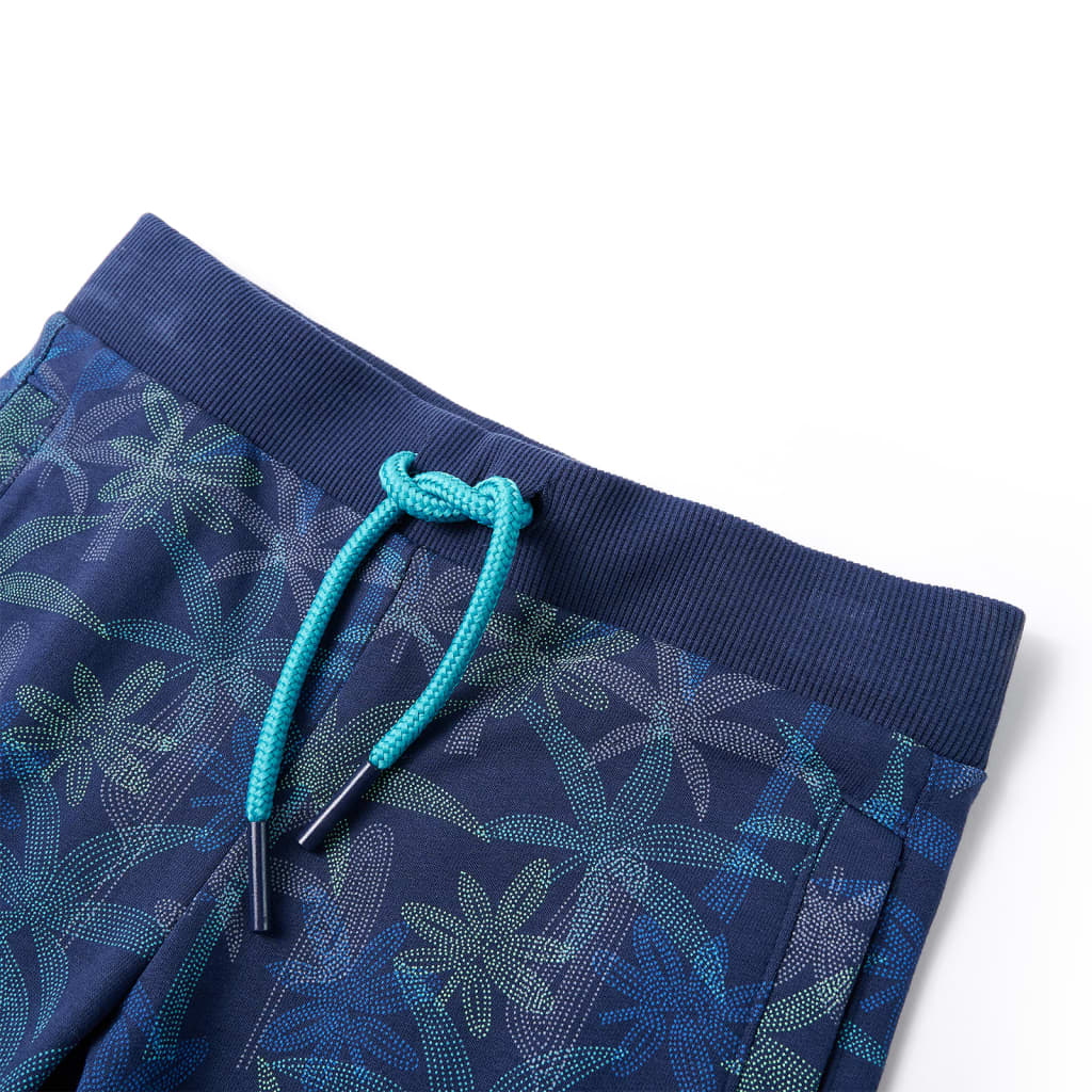 Short pour enfants vidaxl avec trekoord 92 bleu marine