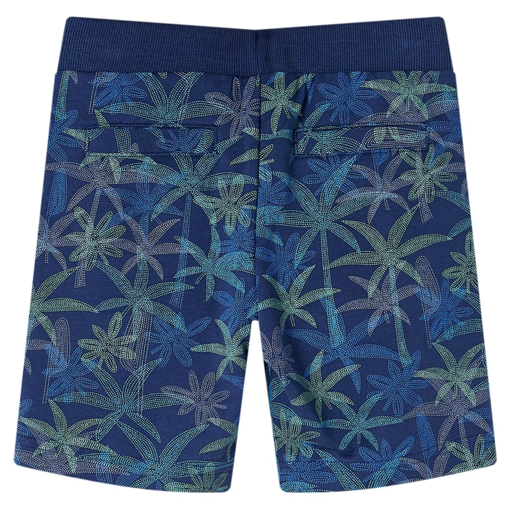 Short pour enfants vidaxl avec trekkoord 116 bleu marine