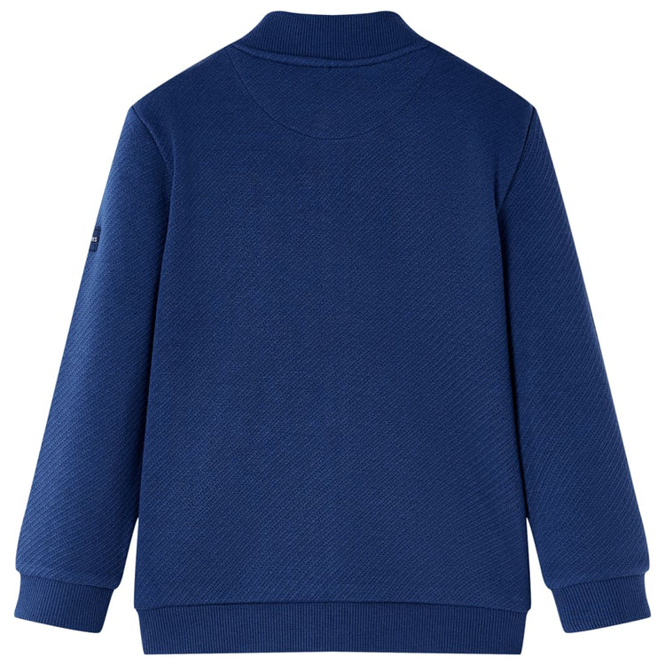 Vidaxl gilet pour enfants avec rits 128 bleu marine