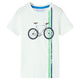 Vidaxl Children's Shirt avec manches courtes 140 ECRU