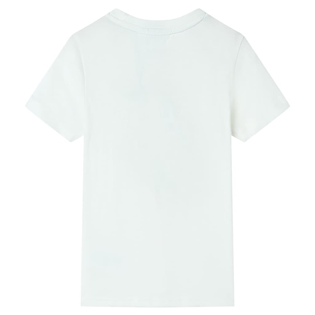 Vidaxl Children's Shirt avec manches courtes 140 ECRU