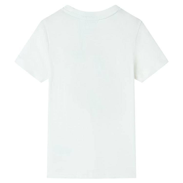 Vidaxl Children's Shirt avec manches courtes 140 ECRU