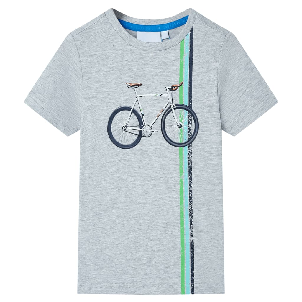 Vidaxl Children's Shirt avec manches courtes 104 gris