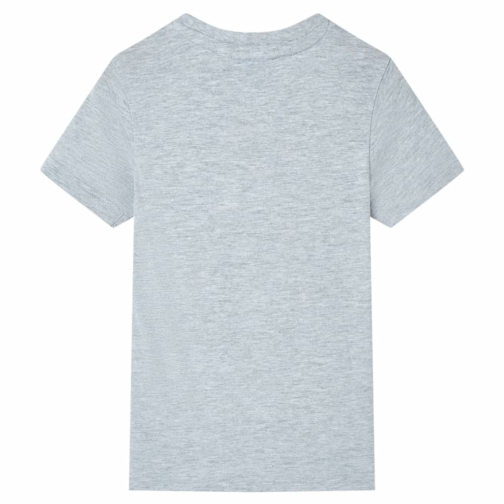 Vidaxl Child's Shirt avec manches courtes 128 Gray