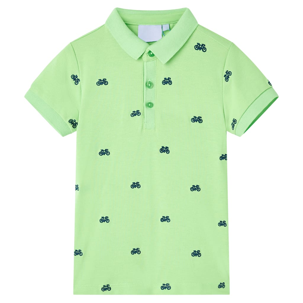 Vidaxl Children's Polo 92 Neongroen