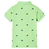 Vidaxl Children's Polo Dut 104 Neongroen