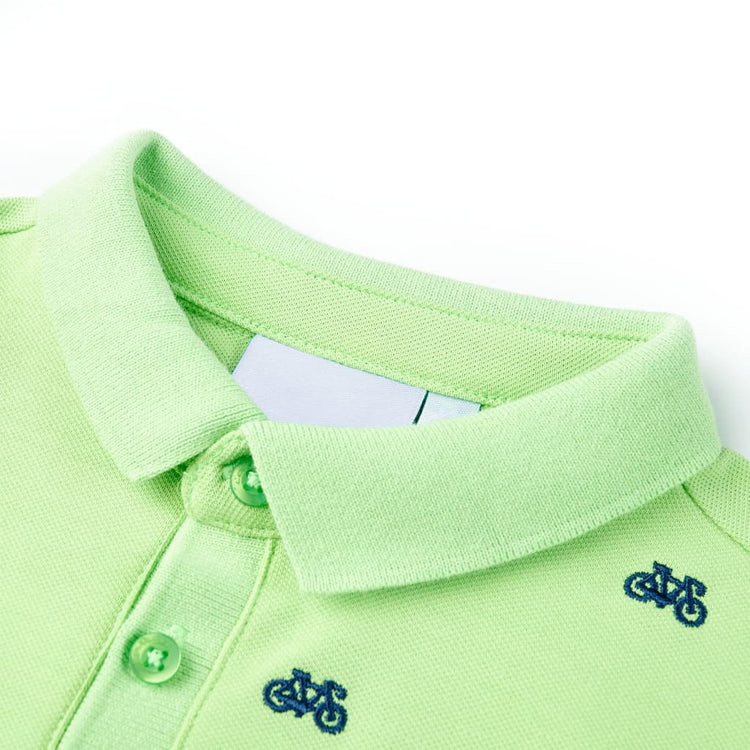Vidaxl Children's Polo Dut 104 Neongroen