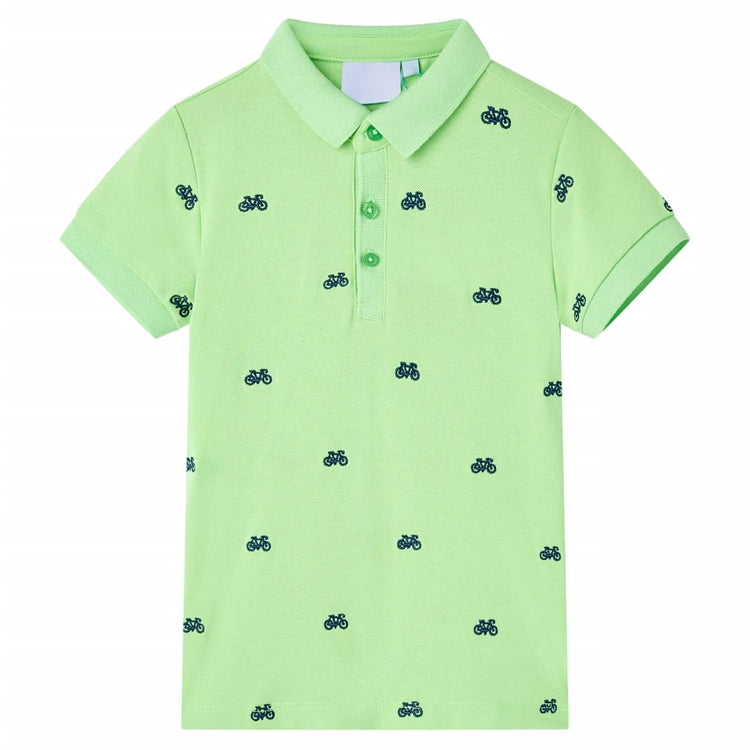 Vidaxl Children's Polo 116 Neongroen