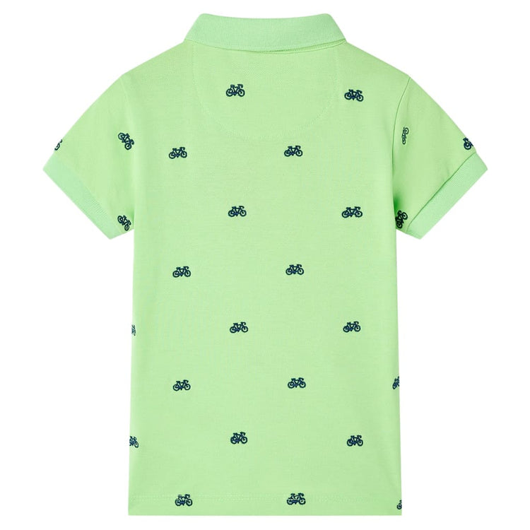 Vidaxl Children's PoloT 128 Neongroen