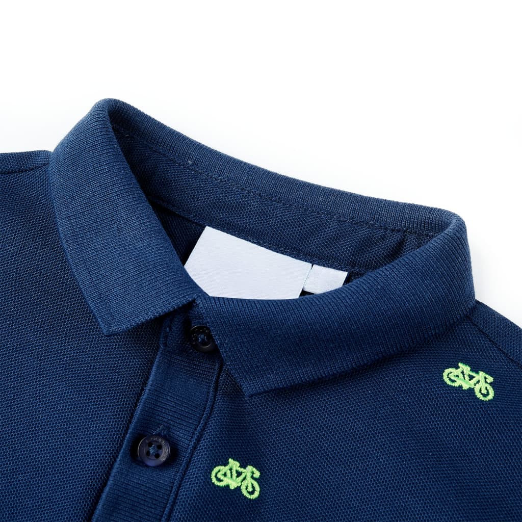 Vidaxl Children's Polo 92 Navy Blue