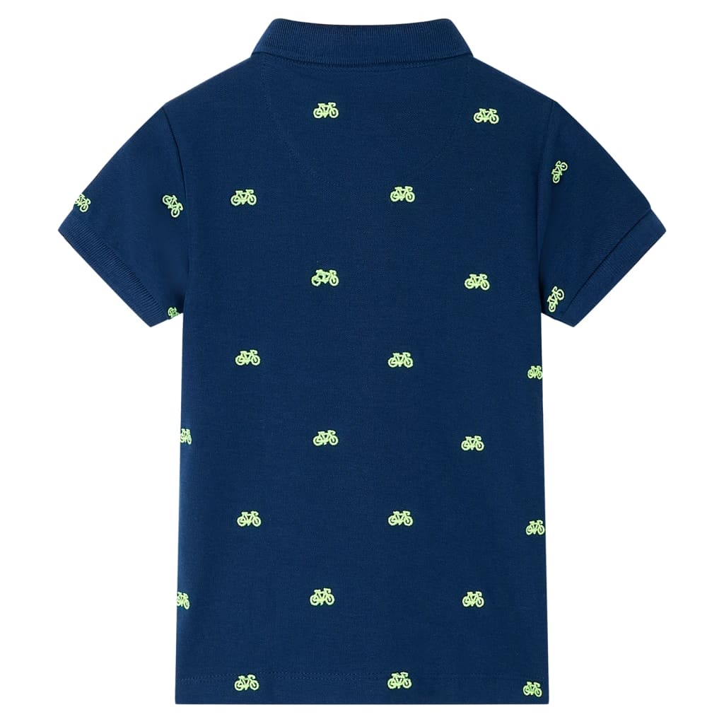 Vidaxl Children's Polo Tirm 104 Navy Blue