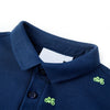 Vidaxl Children's Polo Tirm 104 Navy Blue