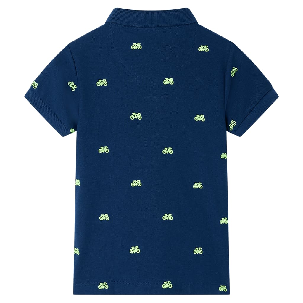 Vidaxl Children's Polo 116 Navy Blue