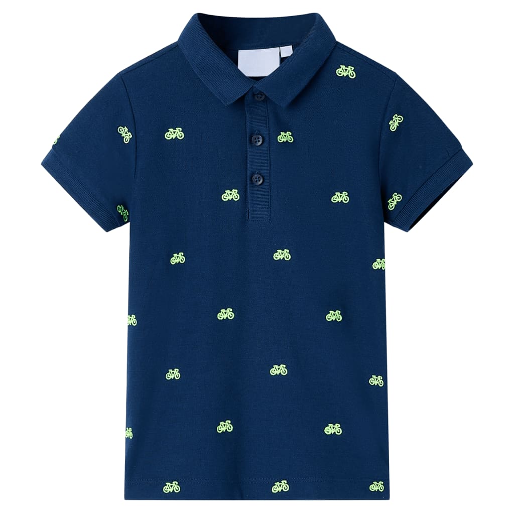 Vidaxl Children's Polo Dursed 140 Bleu marine