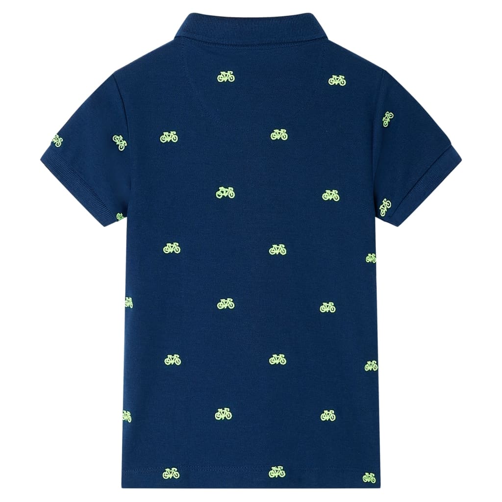 Vidaxl Children's Polo Dursed 140 Bleu marine