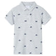Vidaxl Polo pour enfants 116 Gris mixte