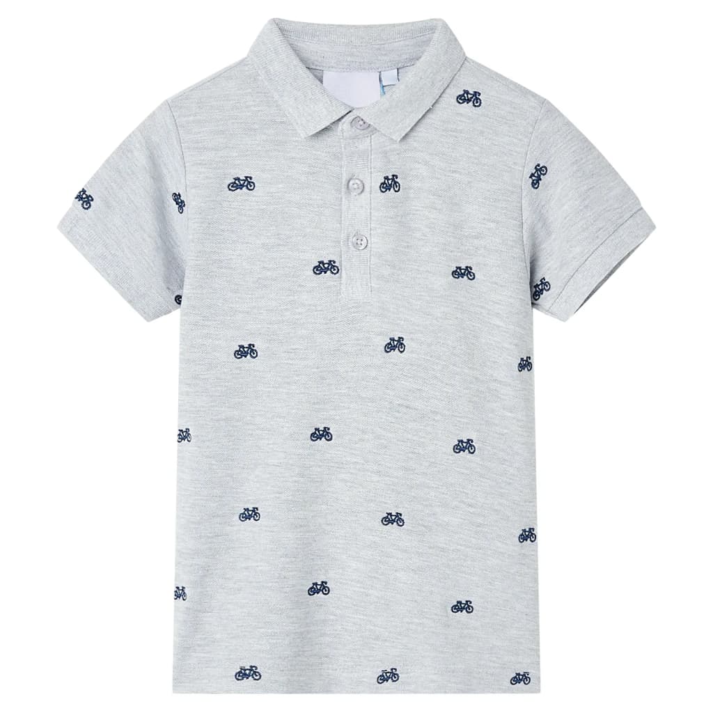 Vidaxl Polo pour enfants 140 Gray mixte