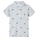 Vidaxl Polo pour enfants 140 Gray mixte