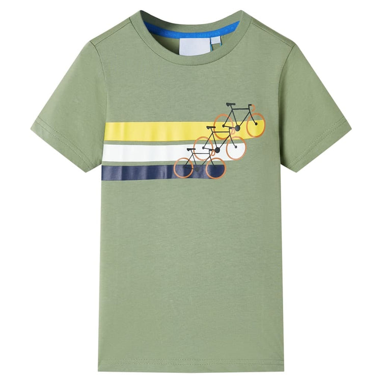 Vidaxl Child's Shirt avec manches courtes 116 Light Kakikentig