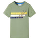 Vidaxl Child's Shirt avec manches courtes 116 Light Kakikentig