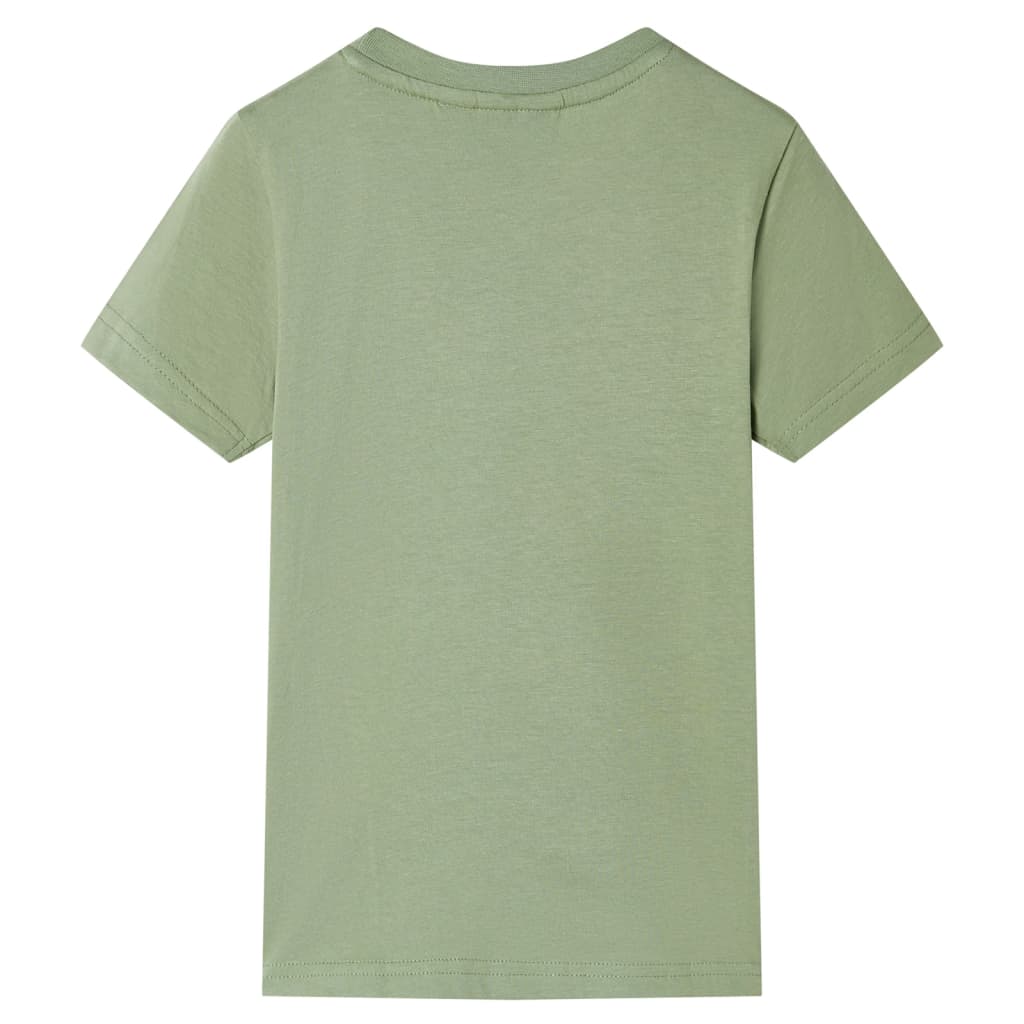 Vidaxl Child's Shirt avec manches courtes 116 Light Kakikentig