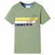 Vidaxl Children's Shirt avec manches courtes 128 Kakikientig léger