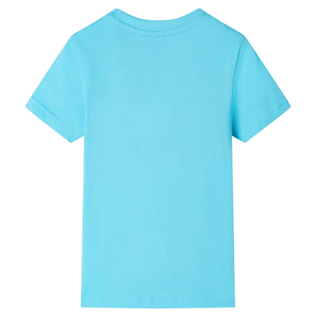 Vidaxl Child's Shirt avec manches courtes 92 Bleu de mer