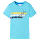 Vidaxl Child's Shirt avec manches courtes 116 bleu de mer